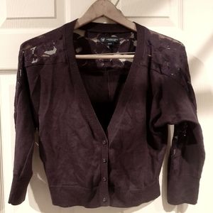 American Eagle sweater button up.